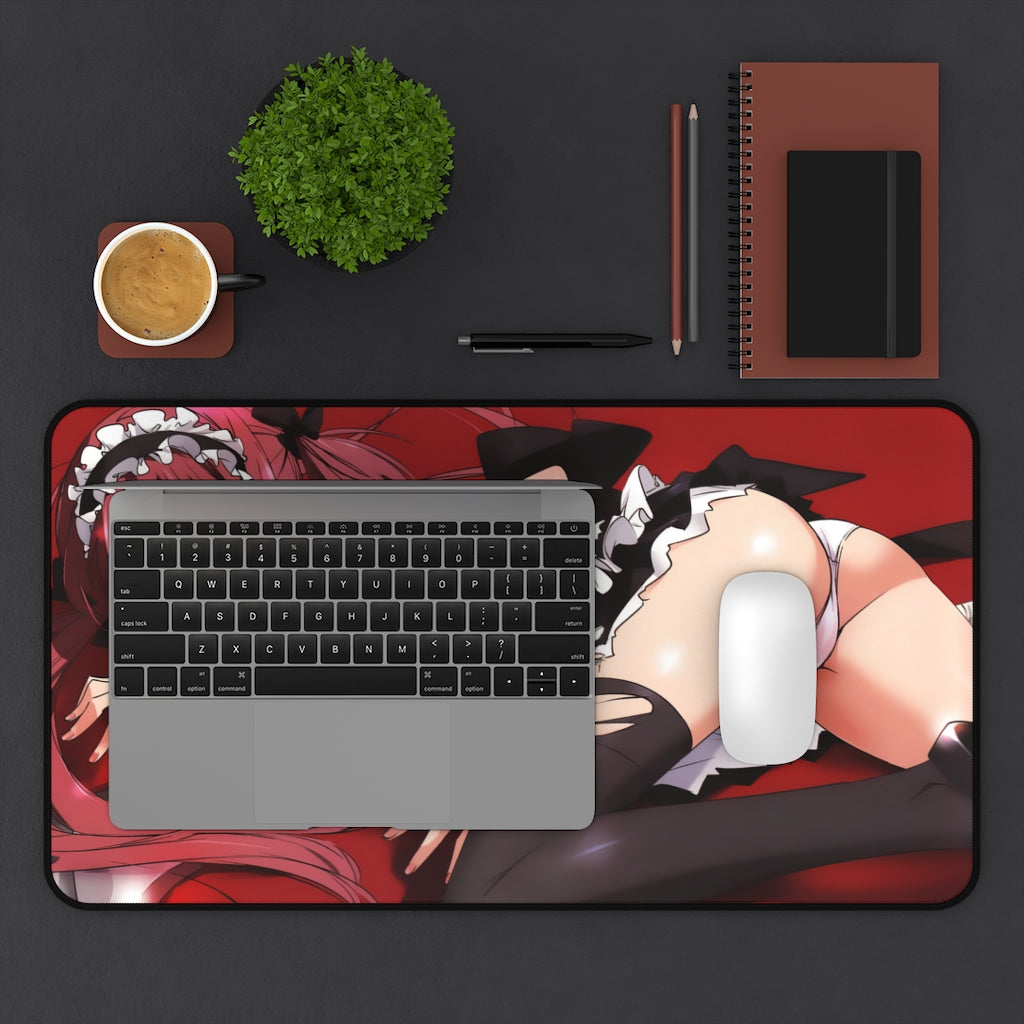 Sexy Airi Maid Queen's Blade Desk Mat - Non Slip Mousepad