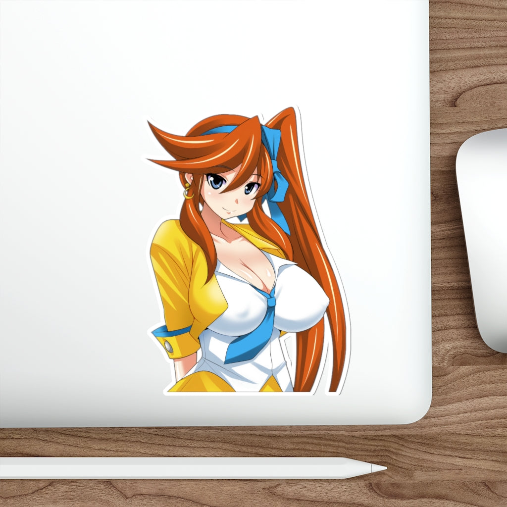 Ace Attorney Waifu Athena Cykes Sexy Boobs Waterproof Sticker - Ecchi Vinyl Decal