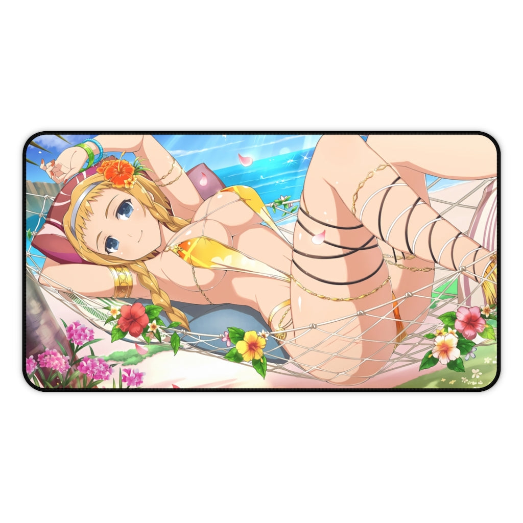 Sexy Leina Queen's Blade Desk Mat - Non Slip Mousepad