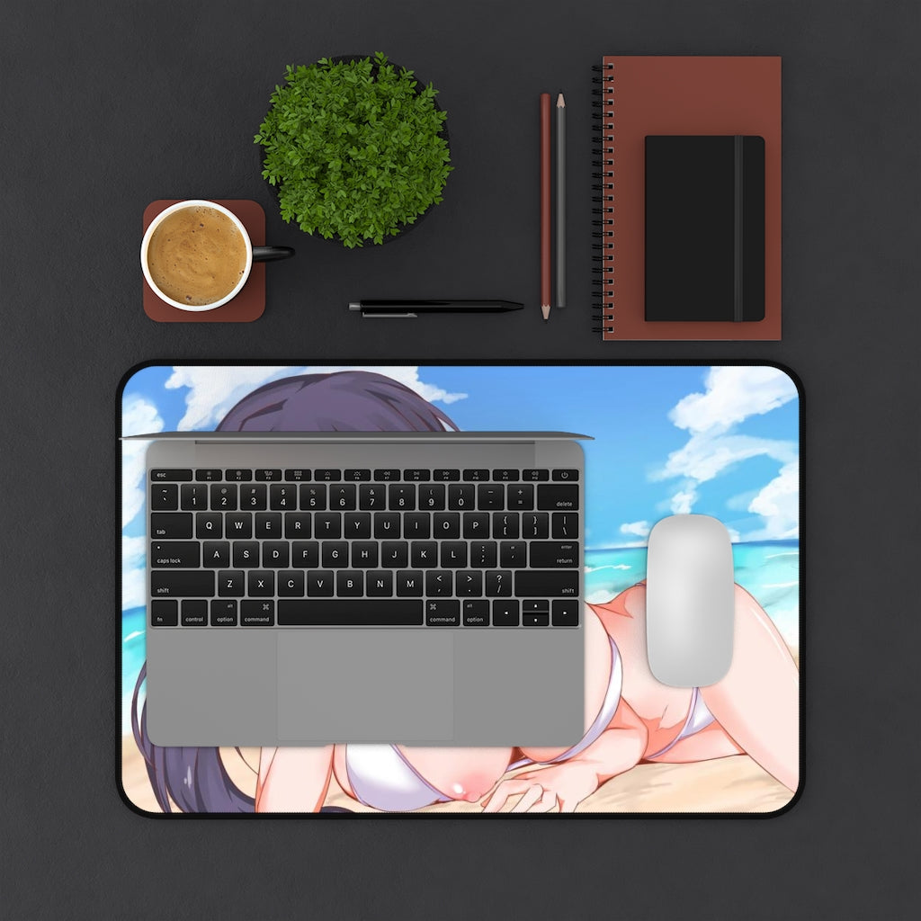 Toujou Nozomi Love Live Huge Bikini Boobs Desk Mat - Non Slip Mousepad