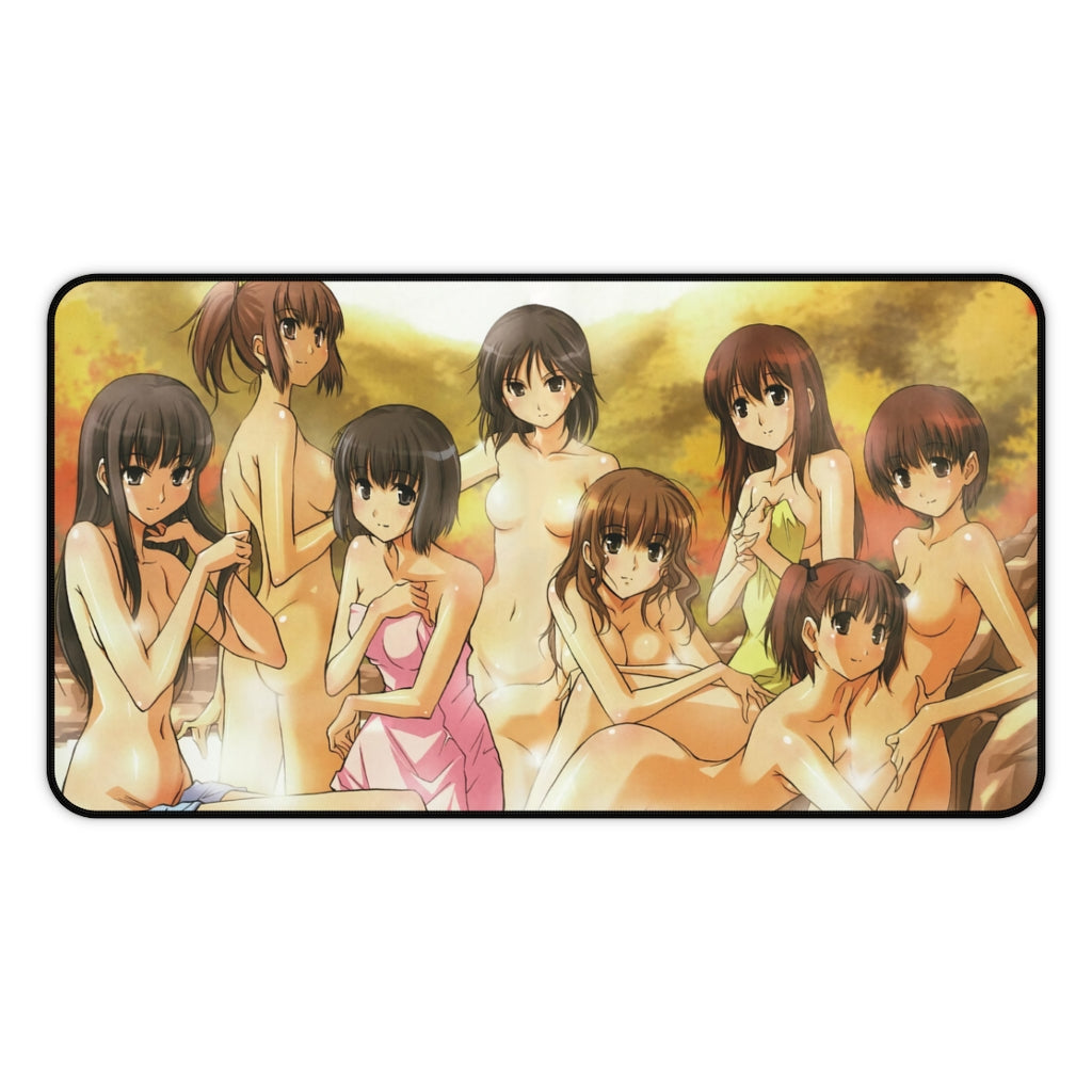 KimiKiss Pure Rouge Nude Onsen Waifus Desk Mat - Sexy Anime Girls Mousepad - Gaming Playmat