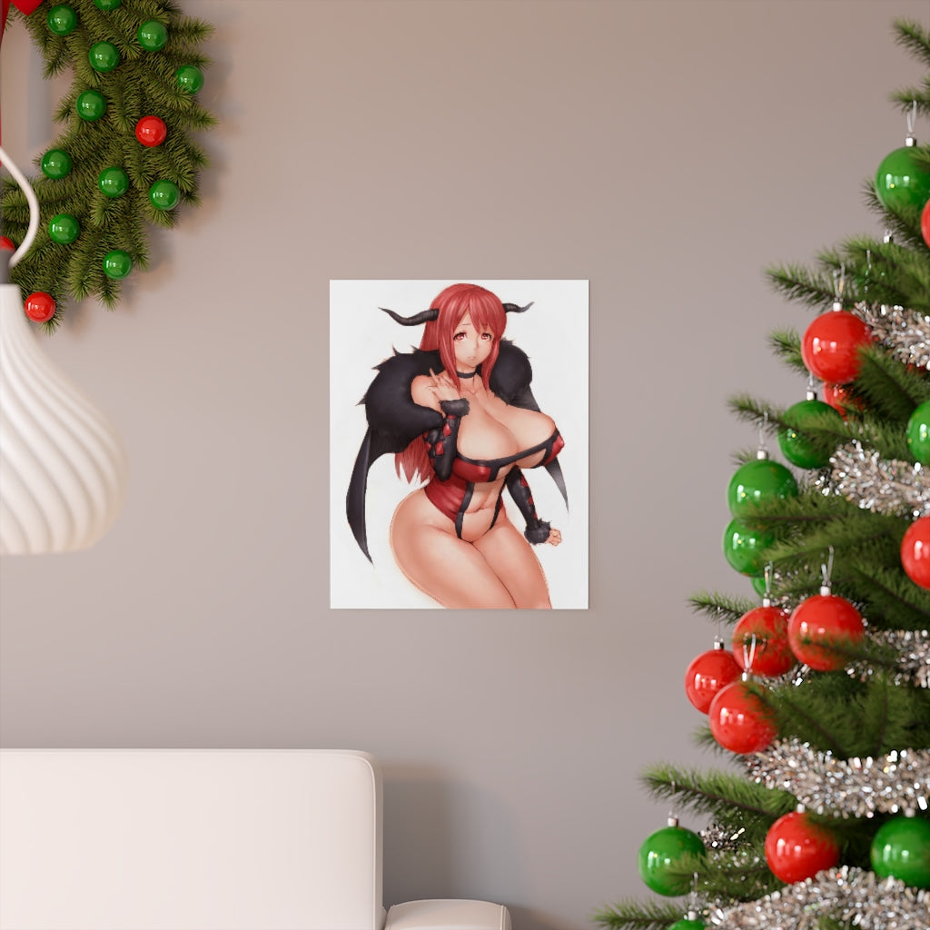 Maou Maoyuu Maou Yuusha Poster - Lewd Premium Matte Vertical Poster - Adult Wall Art