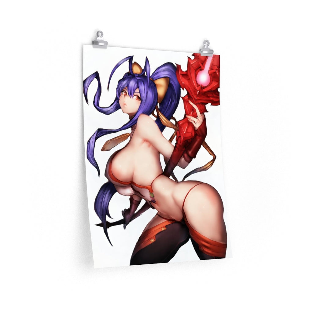 Mai Natsume Blazblue Poster - Lewd Premium Matte Vertical Poster - Adult Wall Art