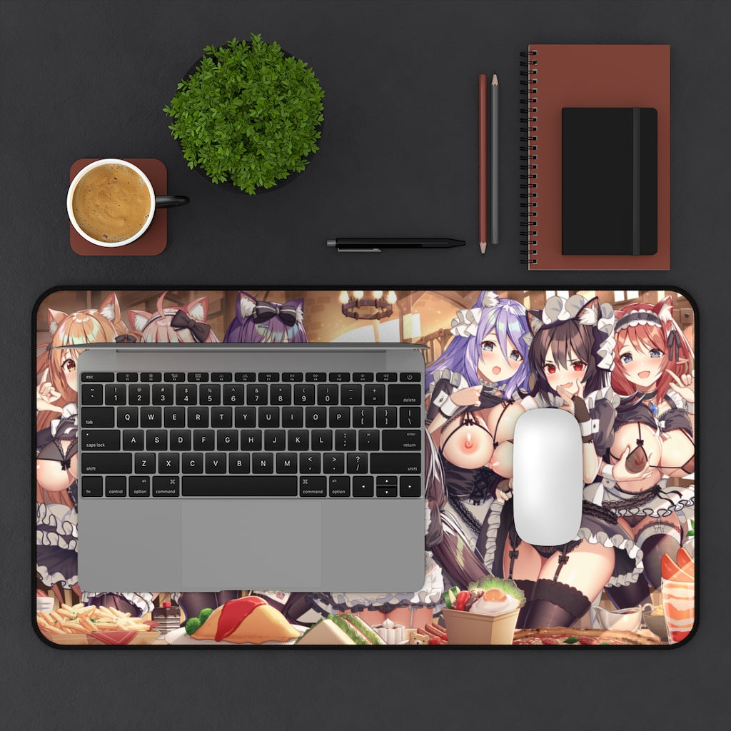 Princess Connect Re Dive Sexy Mousepad - Nude Anime Tits Maid Waifus Desk Mat - Ecchi Playmat