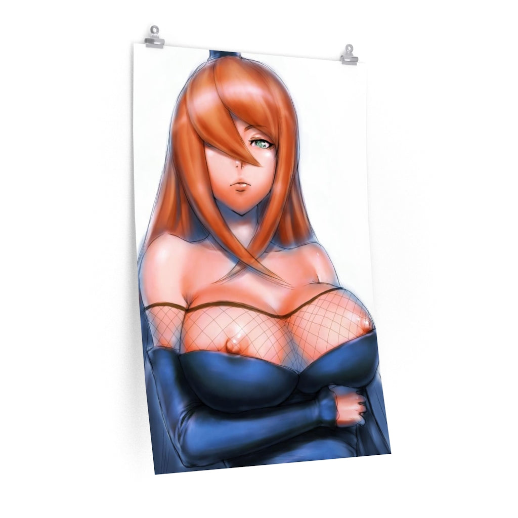 Terumi Mei Naruto Poster - Lewd Premium Matte Vertical Poster - Adult Wall Art