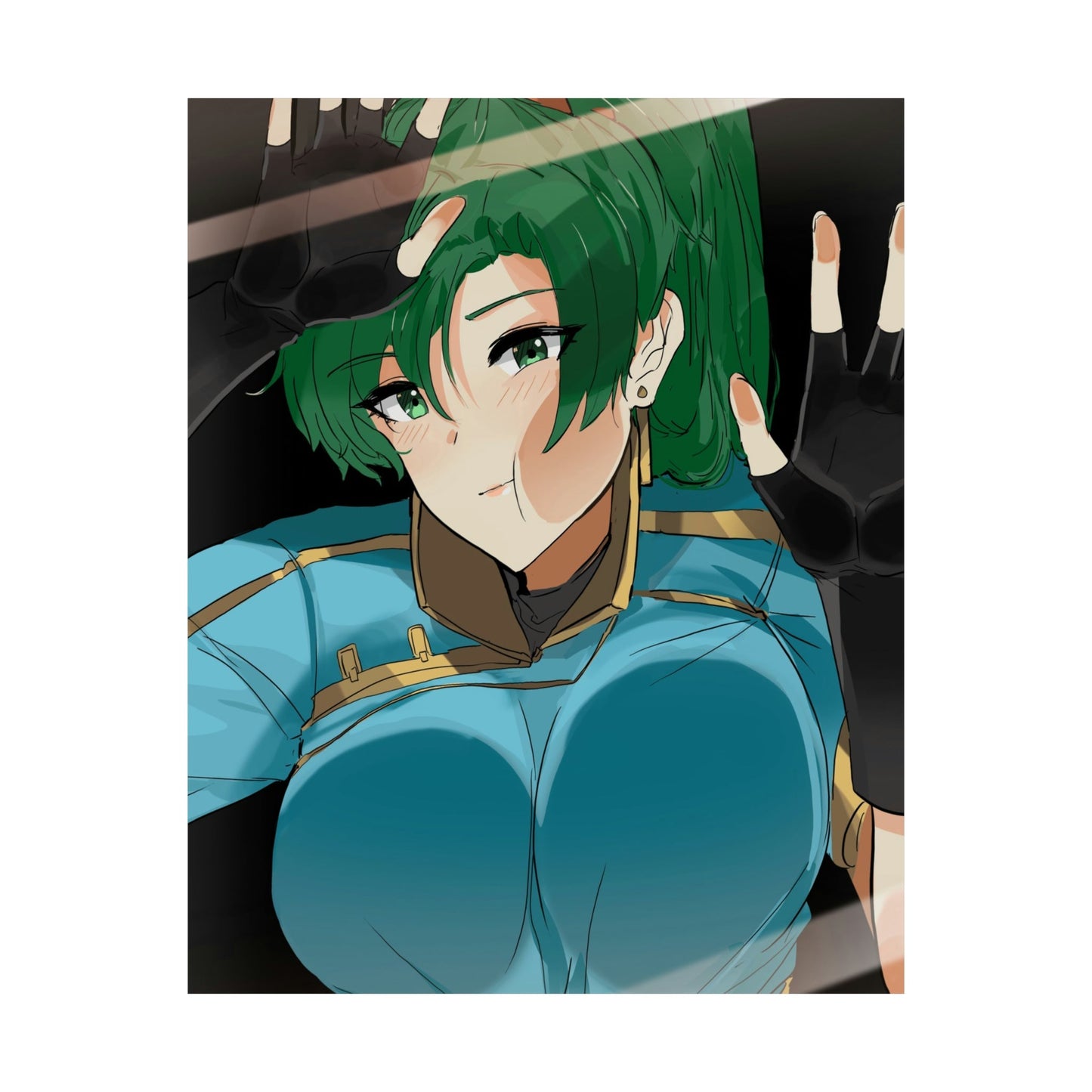 Lyn Fire Emblem Boobs Press Poster - Lewd Premium Matte Vertical Poster - Adult Wall Art