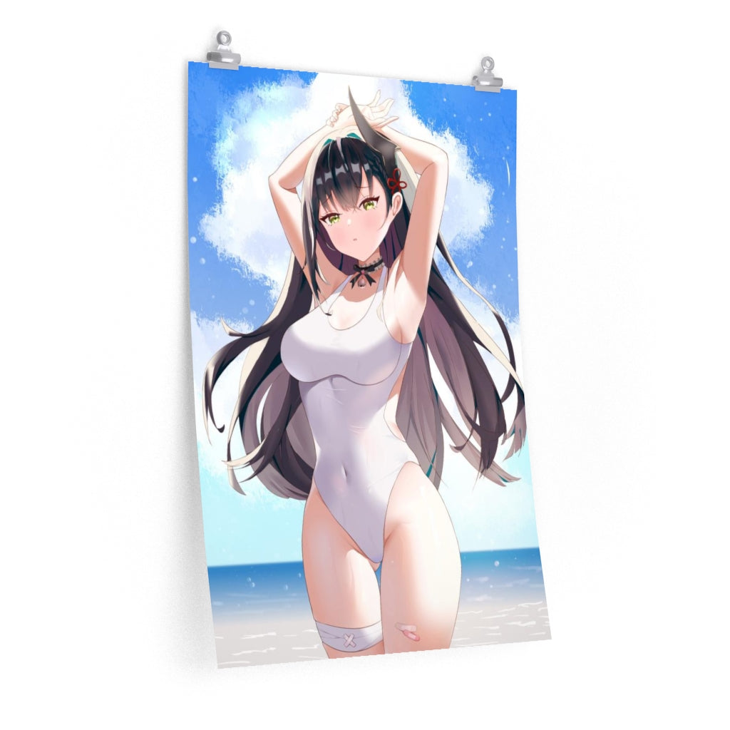 Bikini Lin Tower of Fantasy Poster - Lewd Premium Matte Vertical Poster - Adult Wall Art