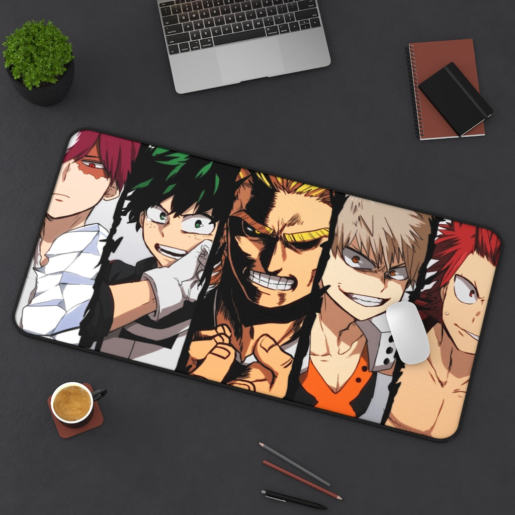 My Hero Academia Mouse Pad / Desk mat - All Heroes assemble - The Mouse Pads Ninja 31" × 15.5" Home Decor