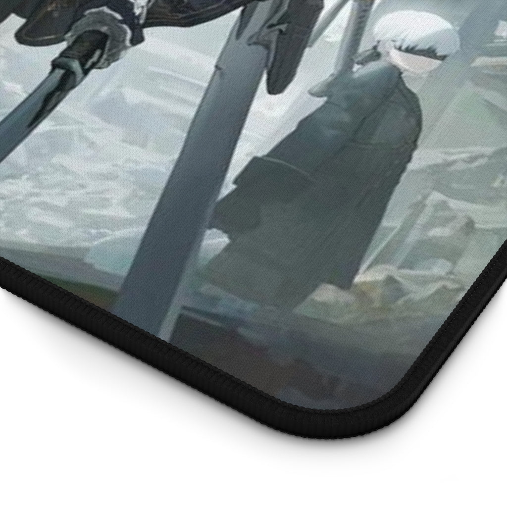 Nier Automata X Punishing Gray Raven Crossover Mousepad - Large Gaming Desk Mat - Gamer Playmat