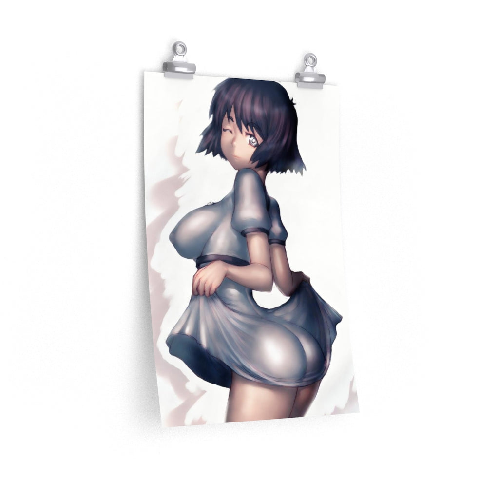 Shiina Mayuri Steins Gate Poster - Lewd Premium Matte Vertical Poster - Adult Wall Art