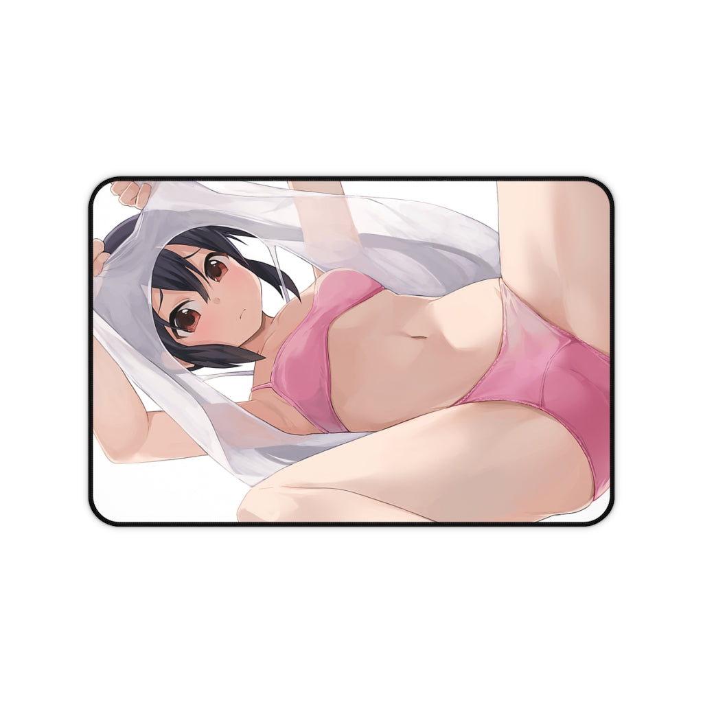 Sexy Lingerie Azusa Nakano K-ON! Desk Mat - Non Slip Mousepad