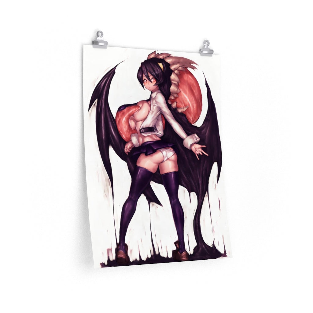 Filia and Samson Skullgirls Poster - Lewd Premium Matte Vertical Poster - Adult Wall Art