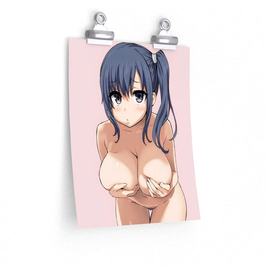 Nude Imai Midori Shirobako Ecchi Poster - Lewd Premium Matte Vertical Poster - Adult Wall Art