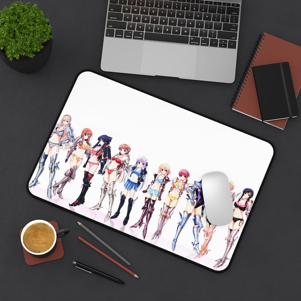 Walkure Romanze Bikini Armor Waifus Desk Mat- Sexy Anime Girl Mousepad - Gaming Playmat