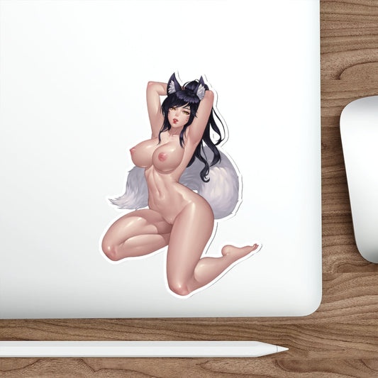 Nude Ahri League of Legends Hentai Waterproof Sticker - Ecchi Vinyl Decal