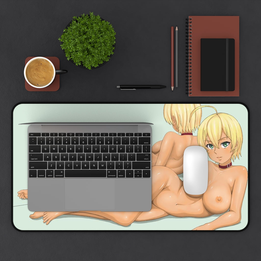 Food Wars Sexy Mousepad - Nude Ikumi Mito Desk Mat - Ecchi Playmat