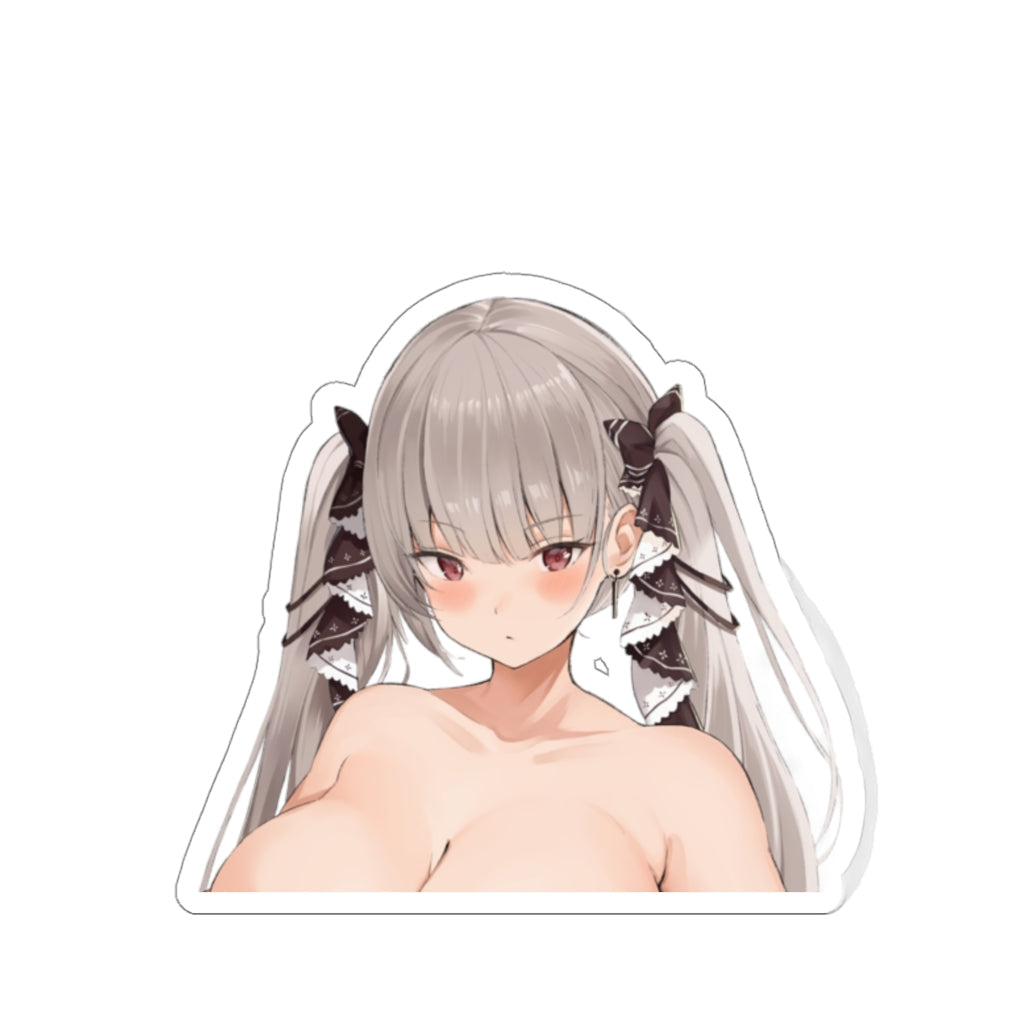 Formidable Boobs Peeker Sticker - Azur Lane Car Window Sticker Peeker - Waterproof Ecchi Vinyl Car Decal