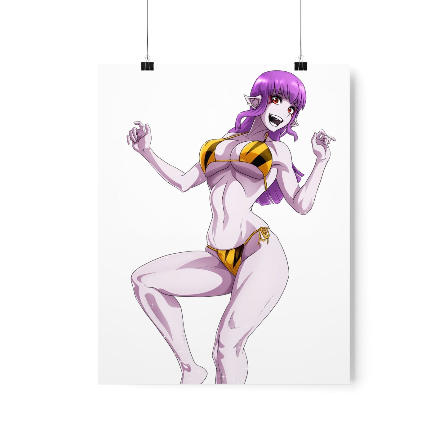 Solo Leveling Poster - Premium Matte Vertical Poster - Esil Radiru Bikini Waifu Ecchi Anime Wall Art Decor