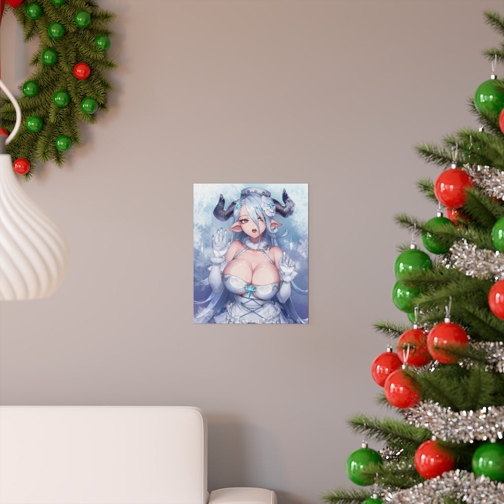 Izmir Granblue Fantasy Boobs Press Poster - Lewd Premium Matte Vertical Poster - Adult Wall Art