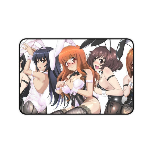 Girls Und Panzer Mousepad - Sexy Bunny Girls Large Desk Mat - Ecchi Mouse Pad