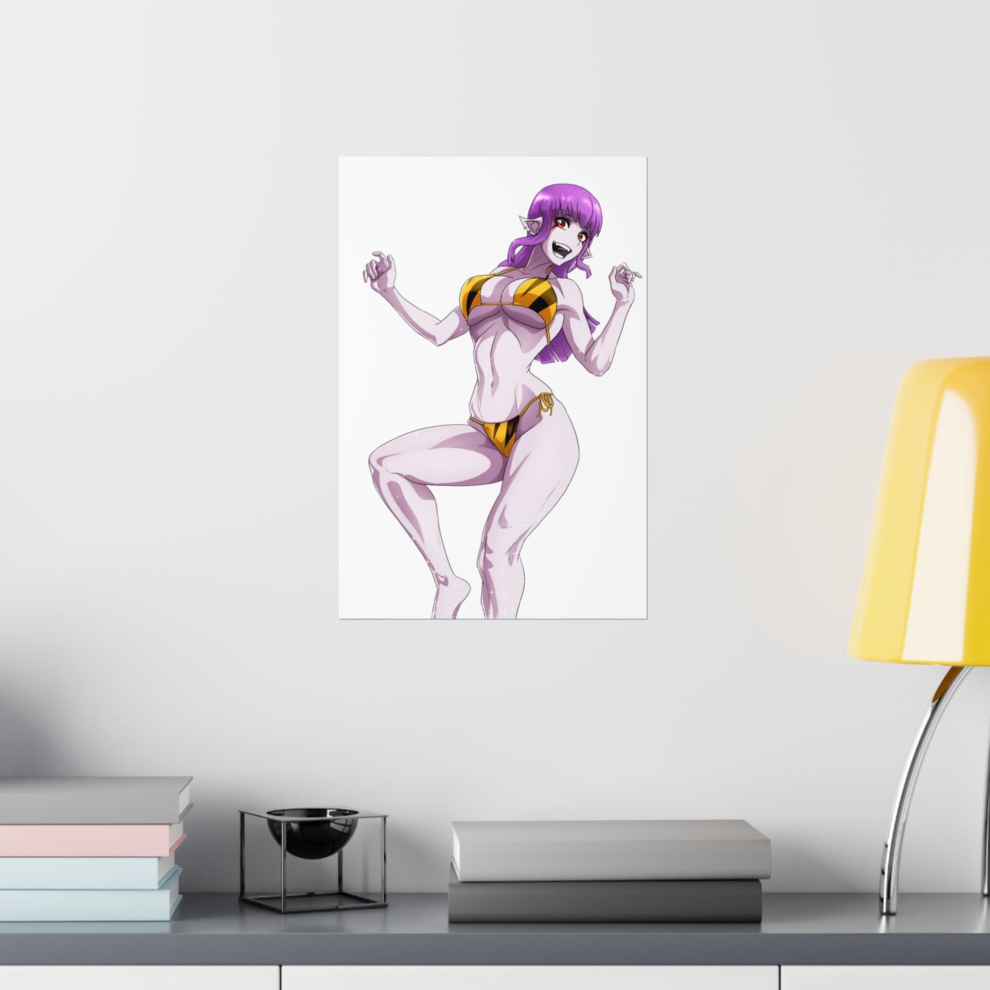 Solo Leveling Poster - Premium Matte Vertical Poster - Esil Radiru Bikini Waifu Ecchi Anime Wall Art Decor