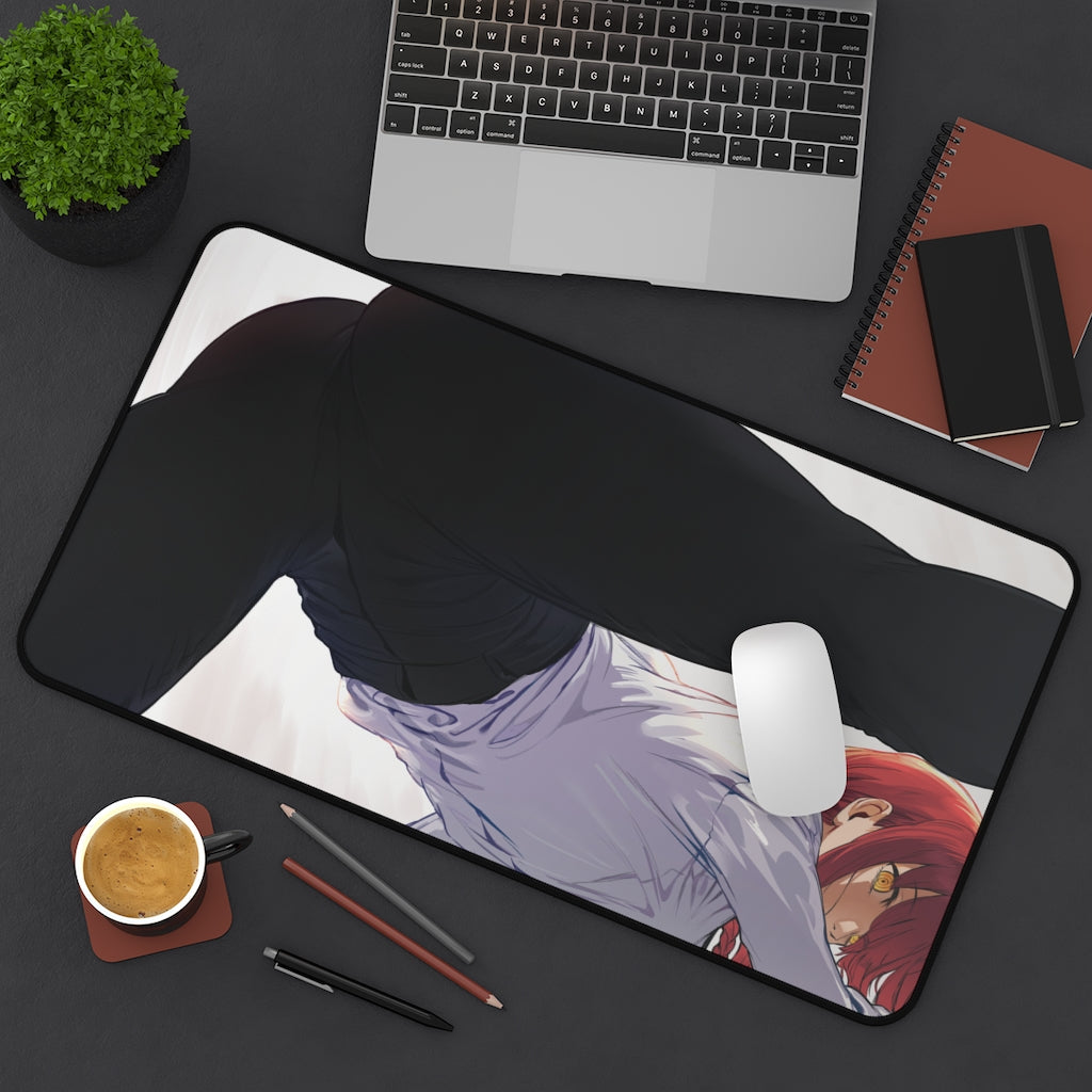 Chainsaw Man Ecchi Mousepad - Sexy Makima Large Desk Mat - Anime Playmat