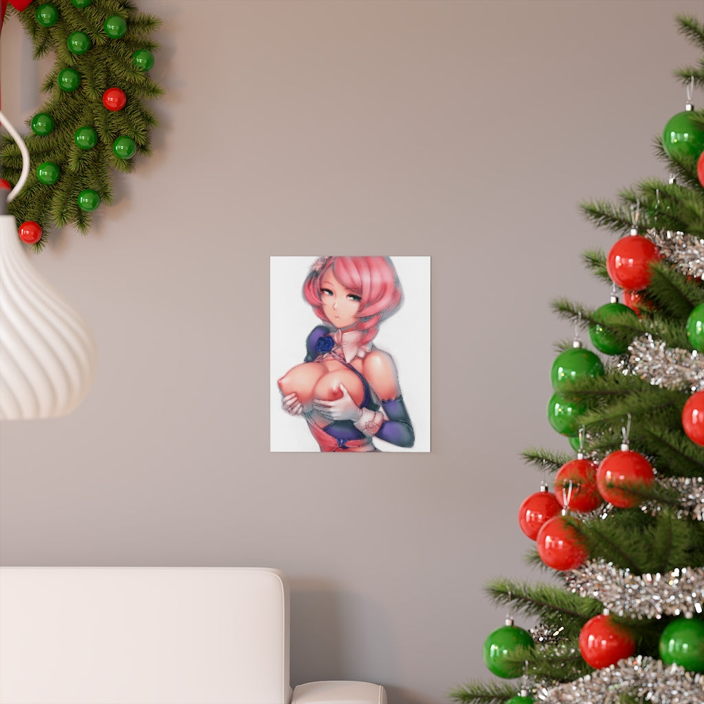 Alisa Boskonovich Tekken Poster - Lewd Premium Matte Vertical Poster - Adult Wall Art