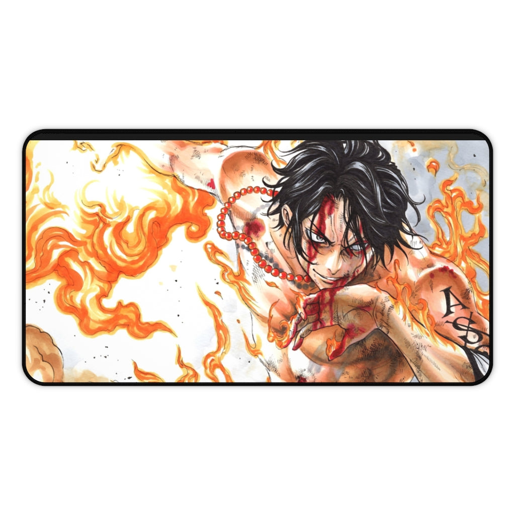 Fire Fist ACE - One Piece Non-Slip Mouse Pad / Desk Mat - The Mouse Pads Ninja 12" × 22" Home Decor