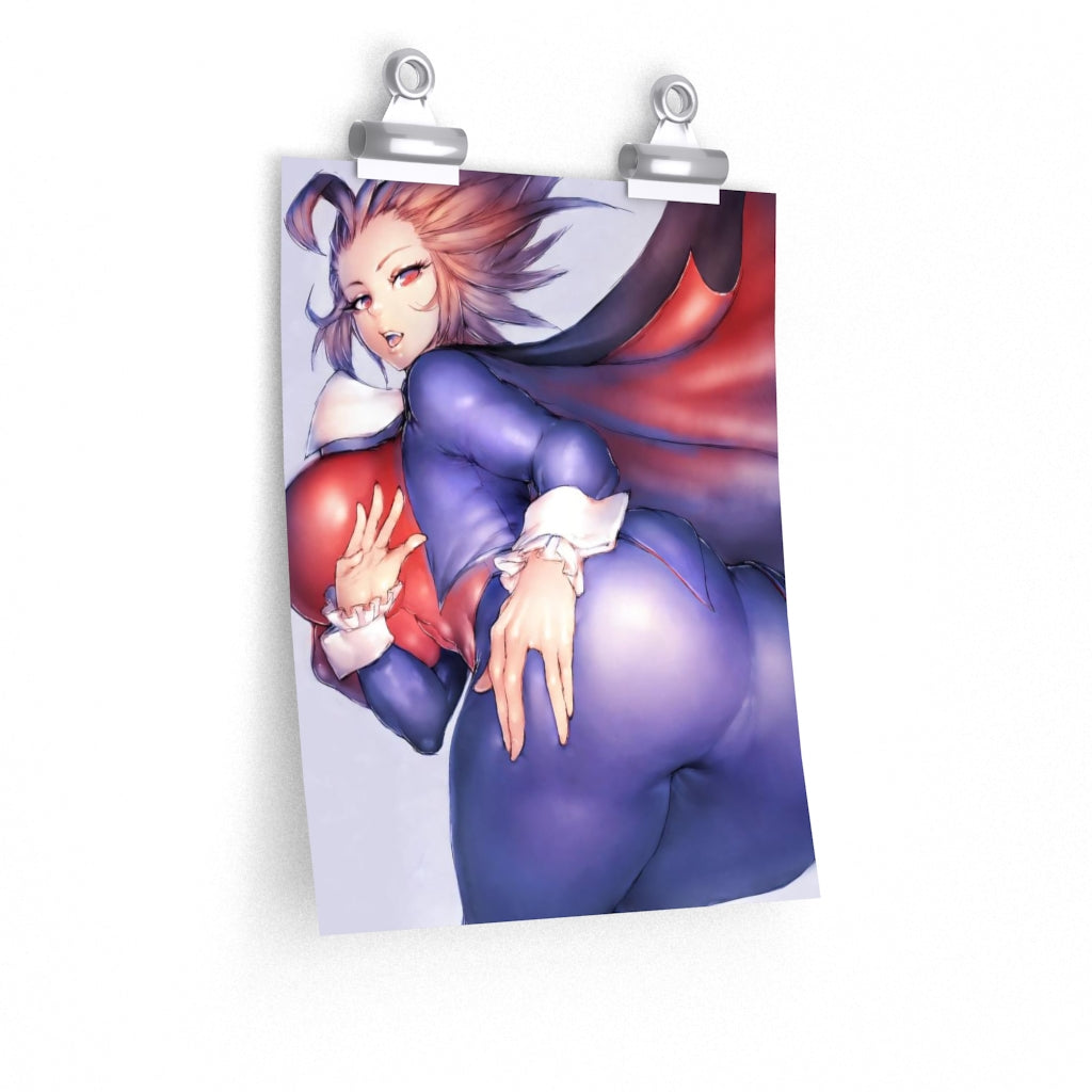 Female Demitri Maximoff Vampire Darstalkers Poster - Lewd Premium Matte Vertical Poster - Adult Wall Art