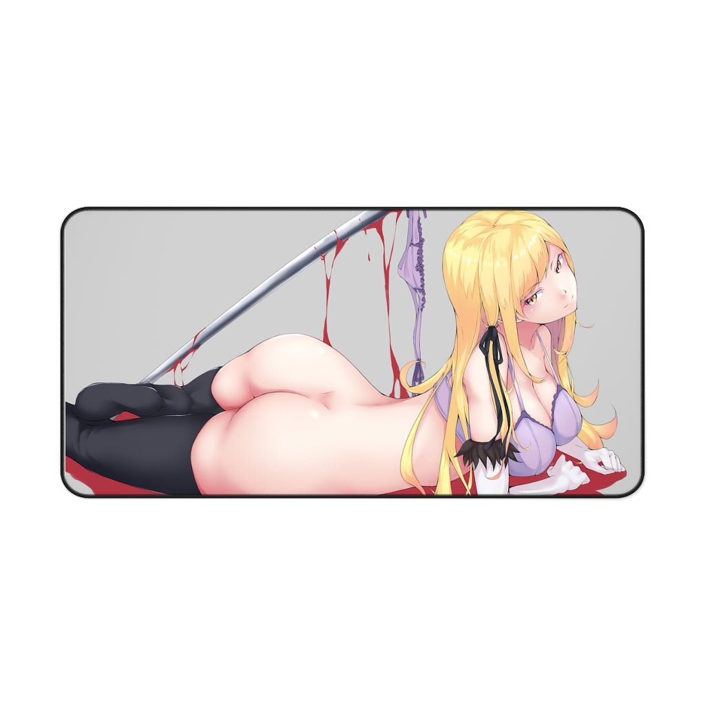 Monogatari Series Ecchi Mousepad - Nude Shinobu Oshino - Large Desk Mat