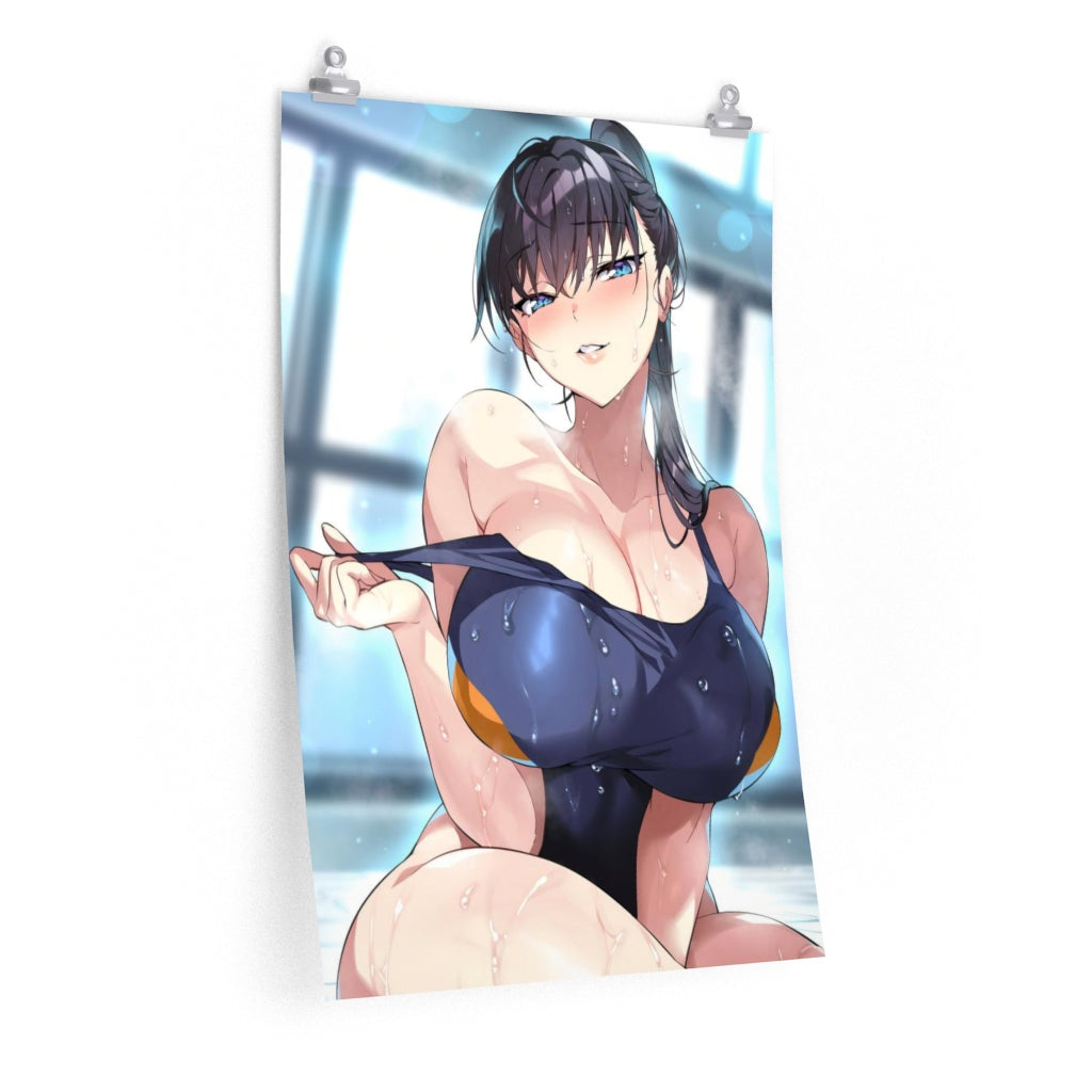 Steamy Bikini Toudou Akira World's End Harem Ecchi Poster - Lewd Premium Matte Vertical Poster - Adult Wall Art