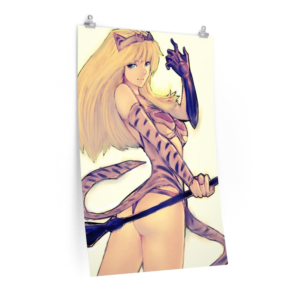 Elina And Elina Queen S Blade Poster - Lewd Premium Matte Vertical Poster - Adult Wall Art