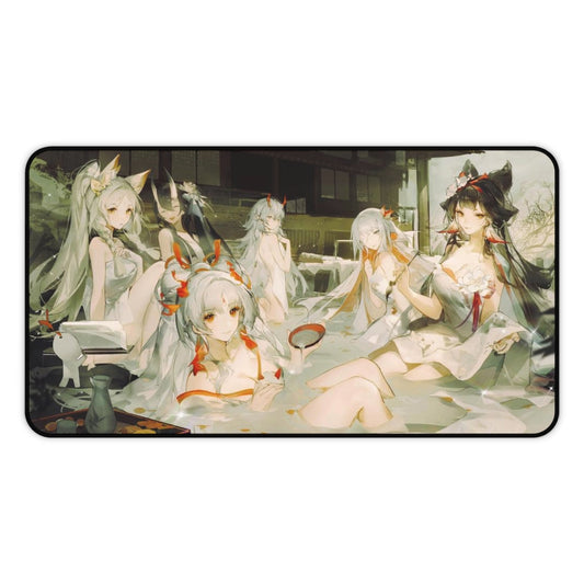 Onmyoji Sexy Mousepad - Onsen Waifus Gaming Desk Mat - Ecchi Playmat