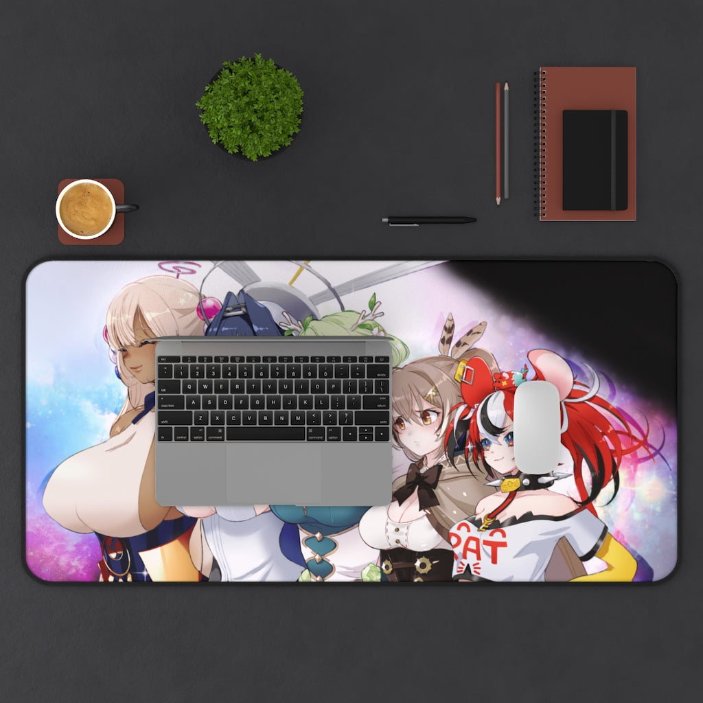 Hololive Boobs Size Bust Chart Desk Mat - Non Slip Mousepad