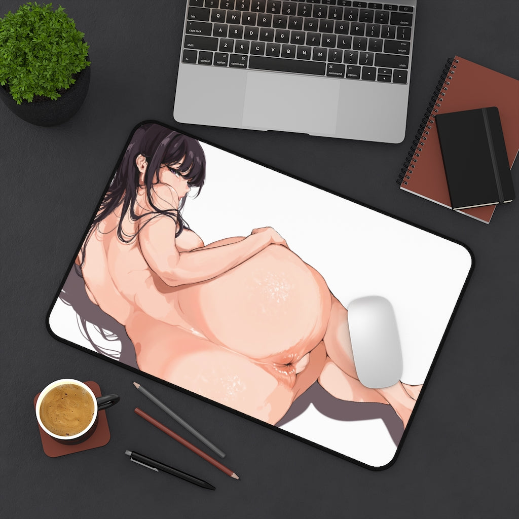 Komi Shouko Hentai Nude Butt Komi San Can't Communicate Desk Mat - Lewd Mousepad - Anime Girl Playmat