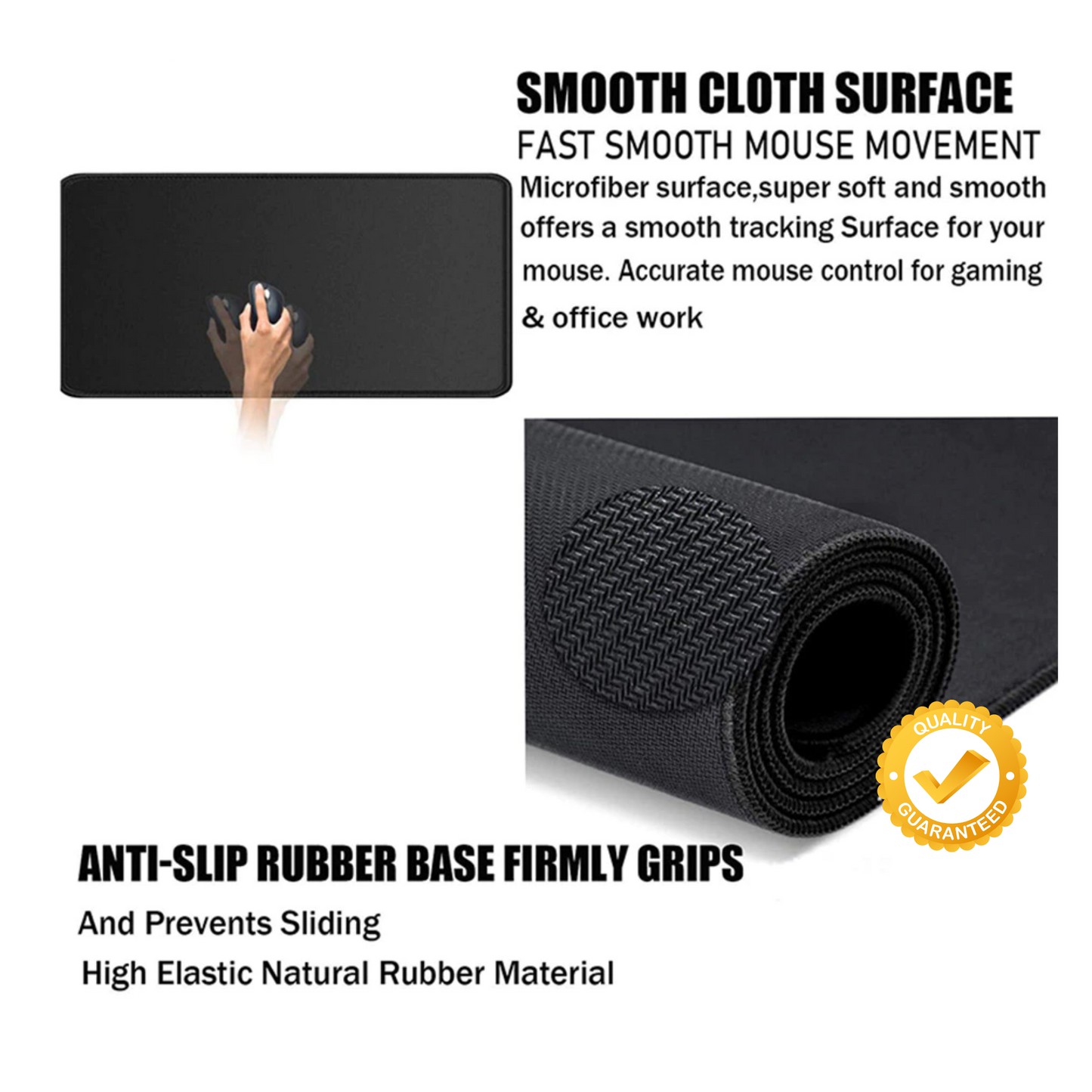Custom Large Mousepads Deskmats | DIY mouse pads with Black edges, Colored edges, unlock edges | customize your office mousepad for gamers