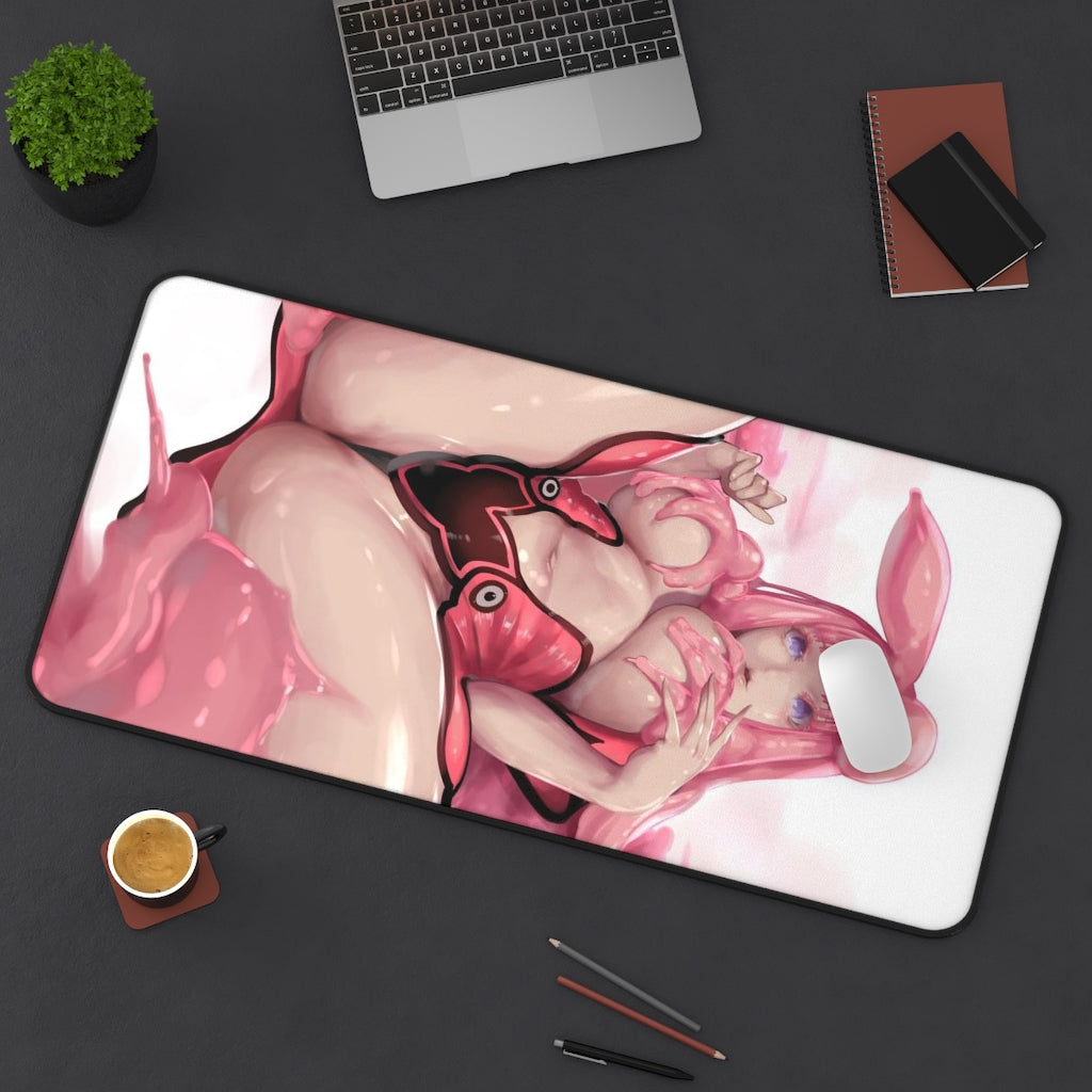 Sexy Melona Boobs Queen's Blade Desk Mat - Non Slip Mousepad