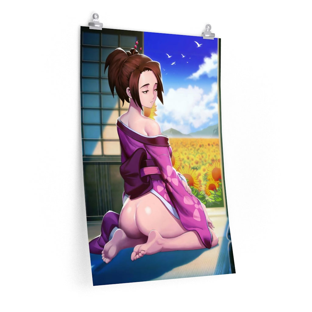 Nude Butt Fuu Samurai Champloo Ecchi Poster - Lewd Premium Matte Vertical Poster - Adult Wall Art