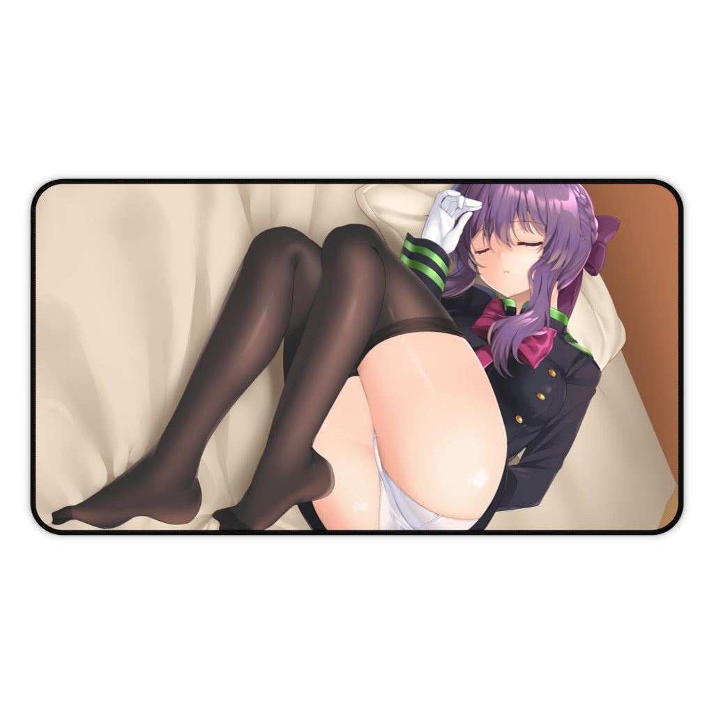 Seraph of The End Sexy Mousepad - Cute Butt Hiragi Shinoa Desk Mat - Ecchi Manga Playmat