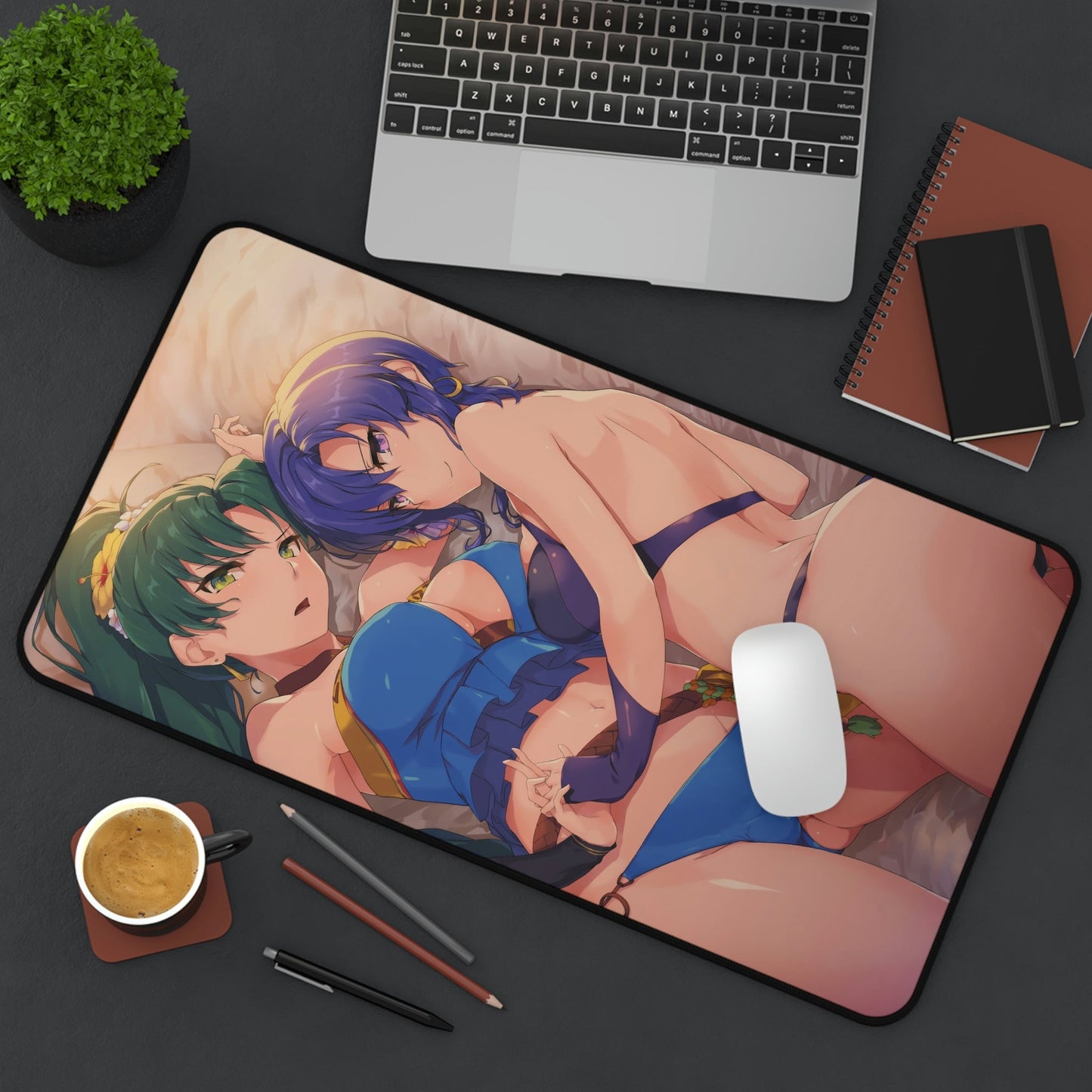 Fire Emblem Sexy Lyn and Ursula Gaming Desk Mat - Anime Mousepad - Sexy Girls Playmat