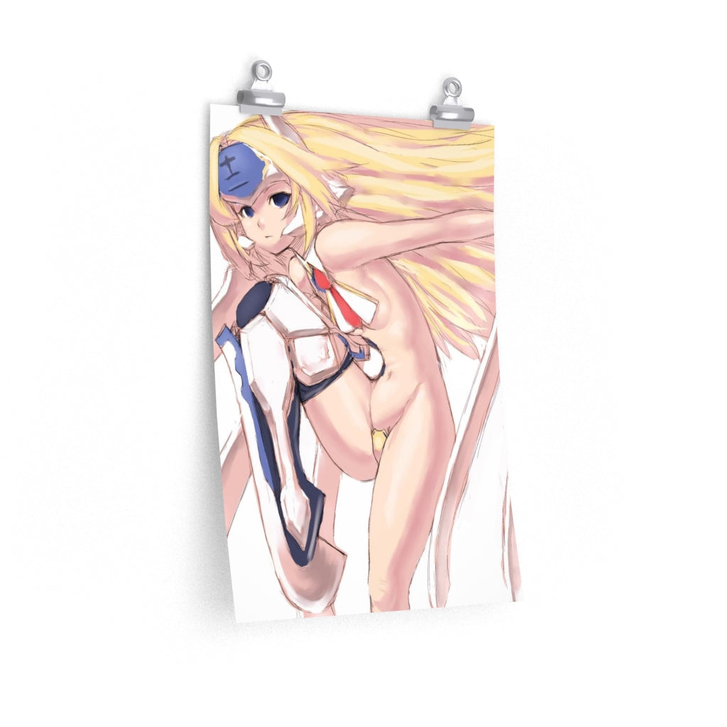 Mu 12 Blazblue Poster - Lewd Premium Matte Vertical Poster - Adult Wall Art