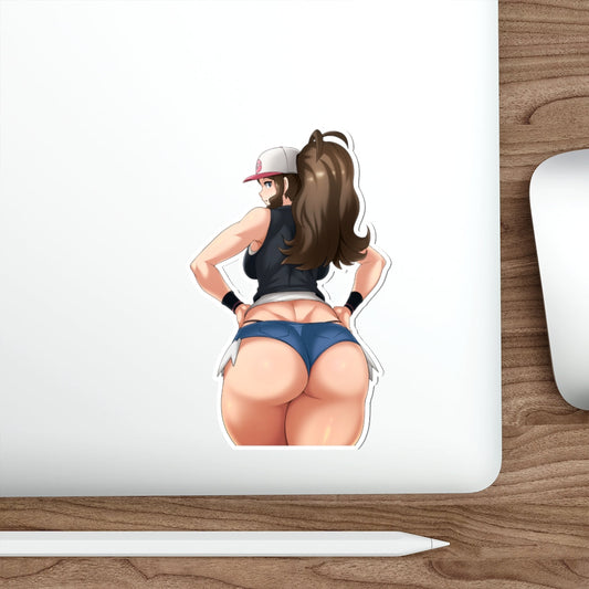 Big Butt Hilda Pokemon Waterproof Sticker - Ecchi Vinyl Decal