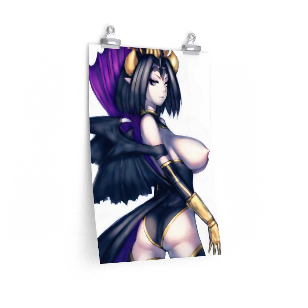 Lilithmon Digimon Poster - Lewd Premium Matte Vertical Poster - Adult Wall Art