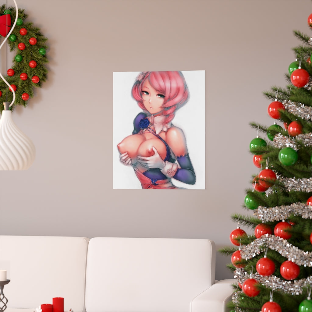 Alisa Boskonovich Tekken Poster - Lewd Premium Matte Vertical Poster - Adult Wall Art