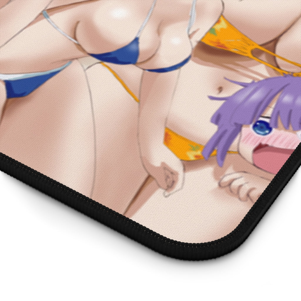 Miss Kobayashi's Dragon Maid Bikini Gang Desk Mat - Non Slip Mousepad - Sexy Girl Playmat