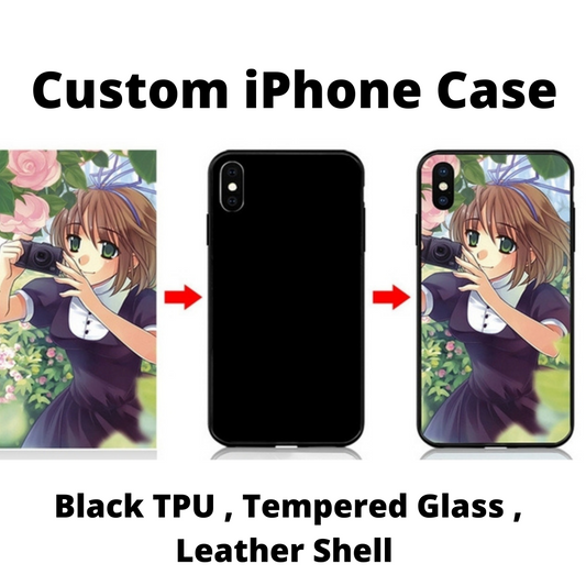 DIY Custom iPhone Case | for iPhone 14 6 7 8 Plus 12 13 15 11 Pro XS MAX XR Cover Customized Design Picture Name Photo