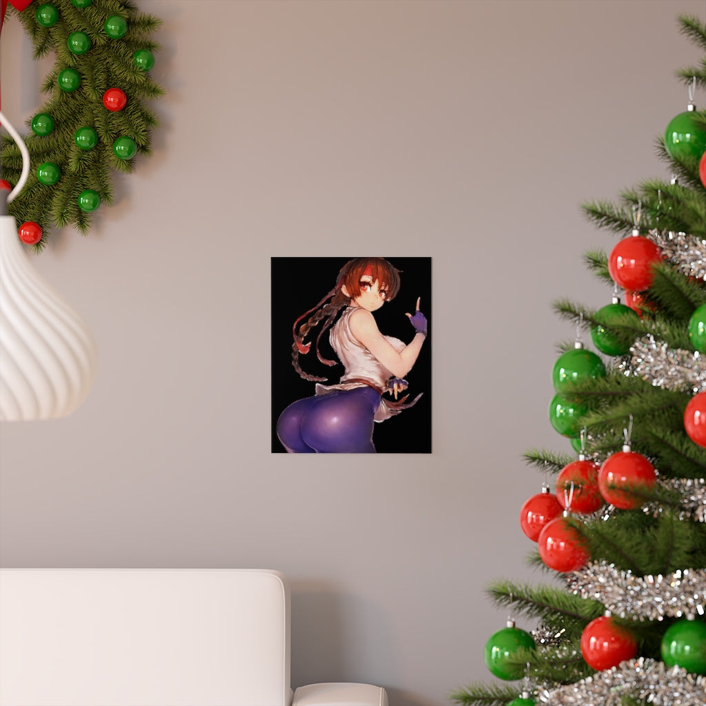 Yuri Sakazaki The King Of Fighters Poster - Lewd Premium Matte Vertical Poster - Adult Wall Art