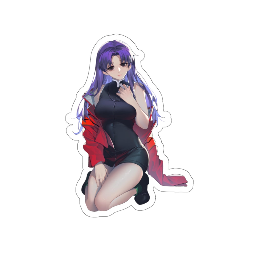 Neon Genesis Evangelion Waterproof Sticker - Katsuragi Misato Ecchi Anime Vinyl Decal