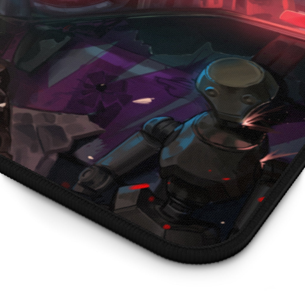 Arcane Vi and Caitlyn Police Mousepad - League of Legends Large Desk Mat