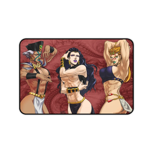 JoJo's Bizarre Adventure Anime Mousepad - Gender Swap - Large Desk Mat - Ecchi Mouse Pad - MTG Playmat